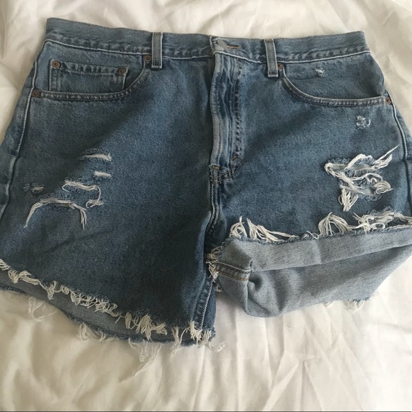 Vintage Levis Cut-off Shorts - Picture 2 of 5